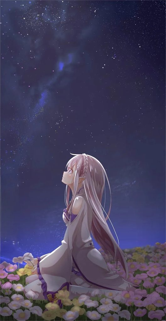 Ảnh buồn anime nữ cô đơn về tình yêu ngồi một mình