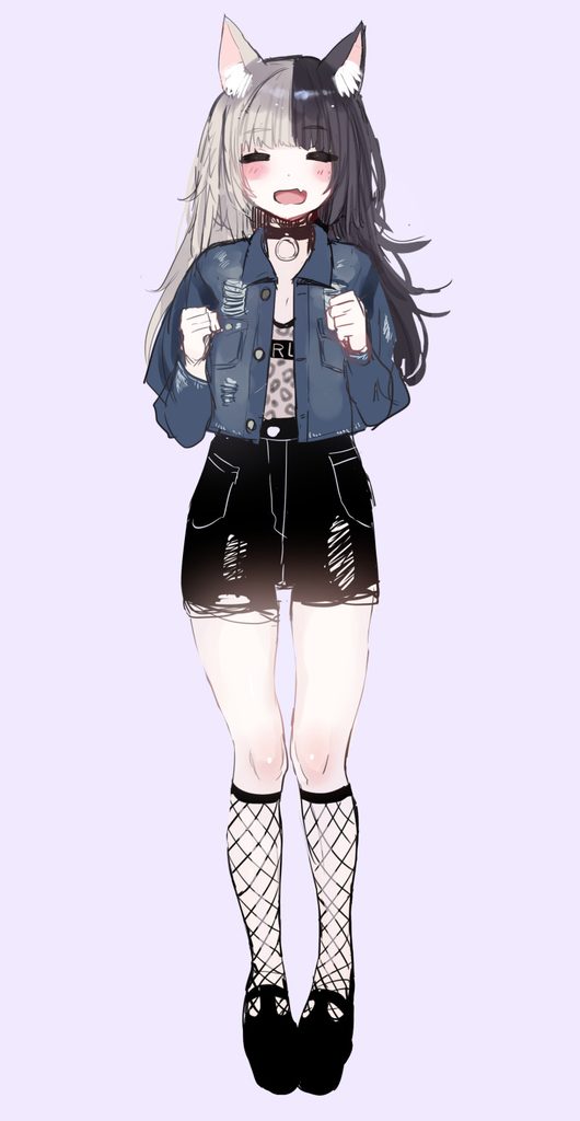 Ảnh gái xinh cute anime kiểu mèo, thú cưng