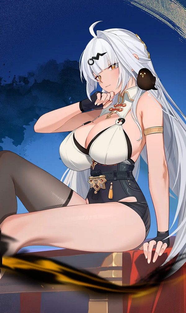 Gái xinh anime ngầu pha chút quyến rũ