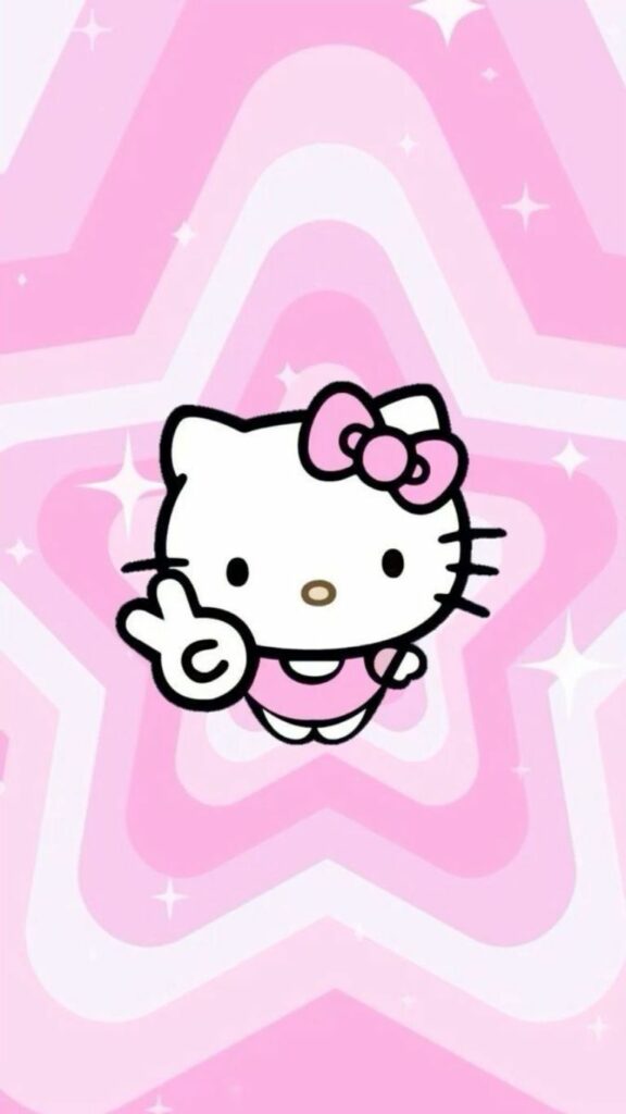 Hình nền điện thoại Hello Kitty cool ngầu 