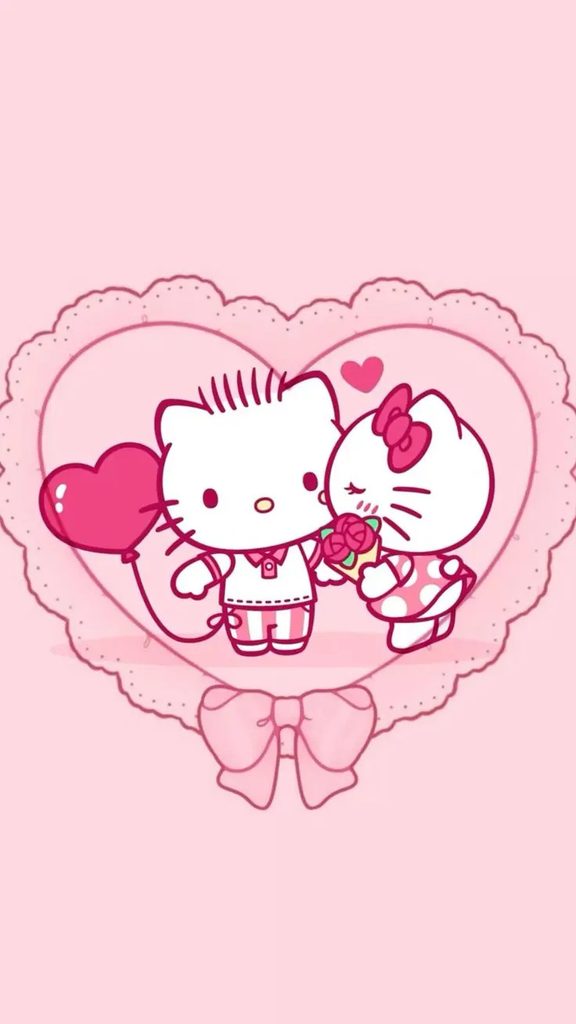 Hình nền đôi Hello Kitty cho các cặp đôi và bạn thân