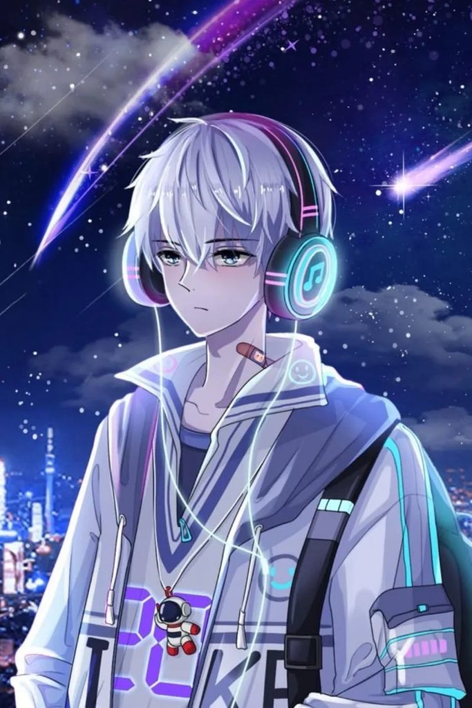 Hình vẽ anime con trai lạnh lùng ít nói