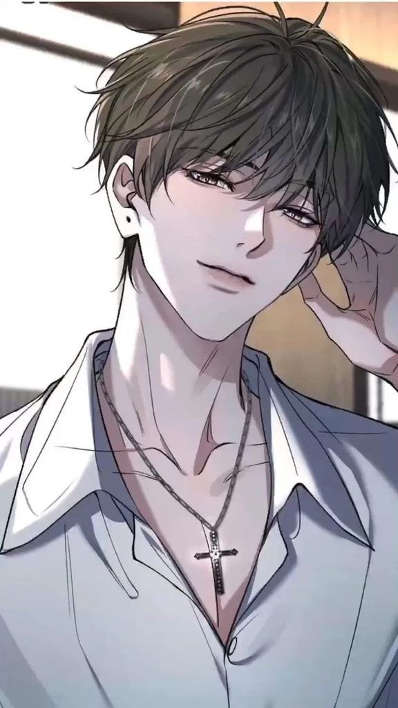 Tranh vẽ anime nam phong cách hiện đại, tổng tài 