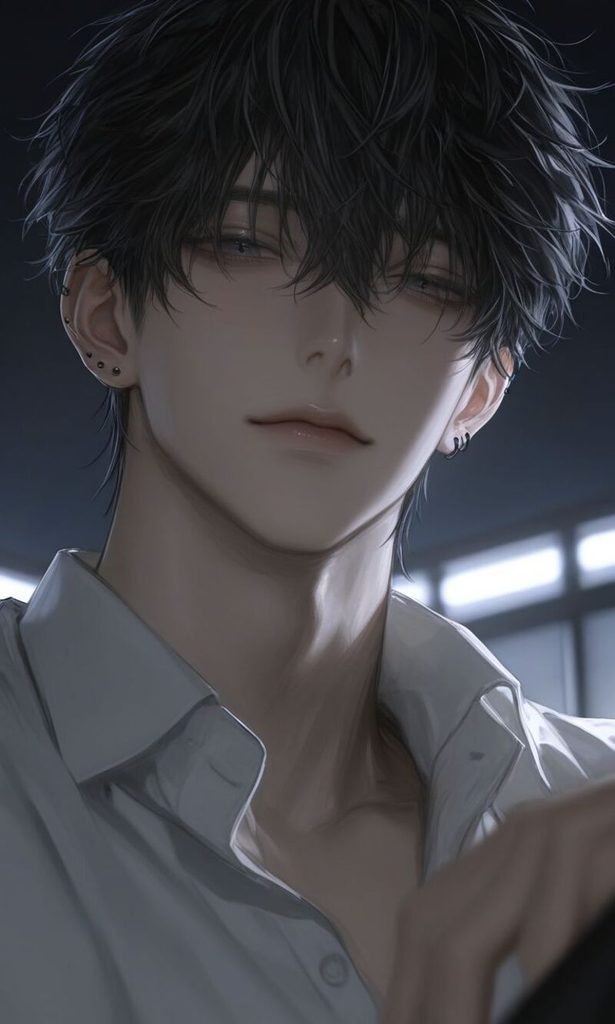 Tranh vẽ anime nam phong cách hiện đại