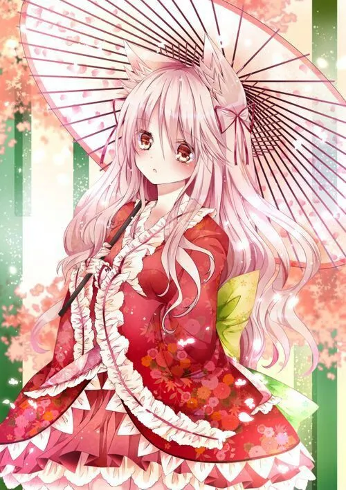 Ảnh anime kimono dễ thương