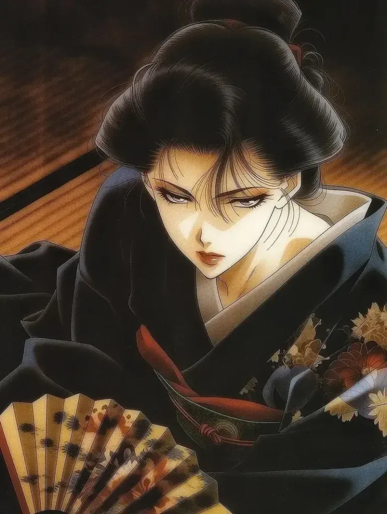 Ảnh anime kimono phong cách cổ trang