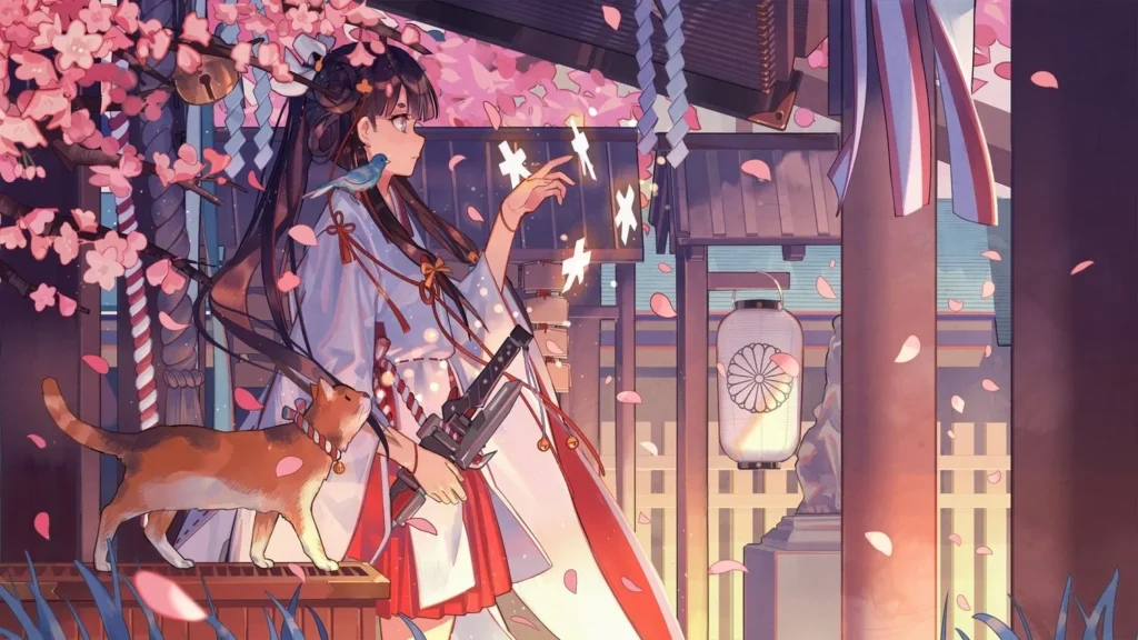 Anime kimono