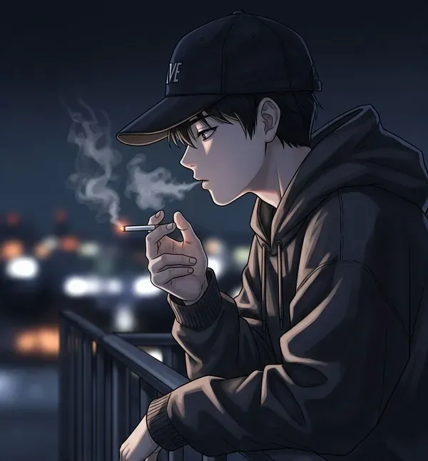 Hình ảnh anime nam avatar buồn