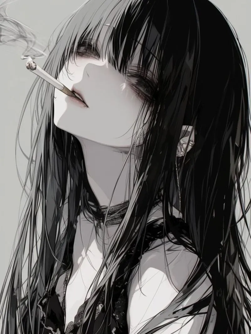 Hình ảnh anime nữ ngầu