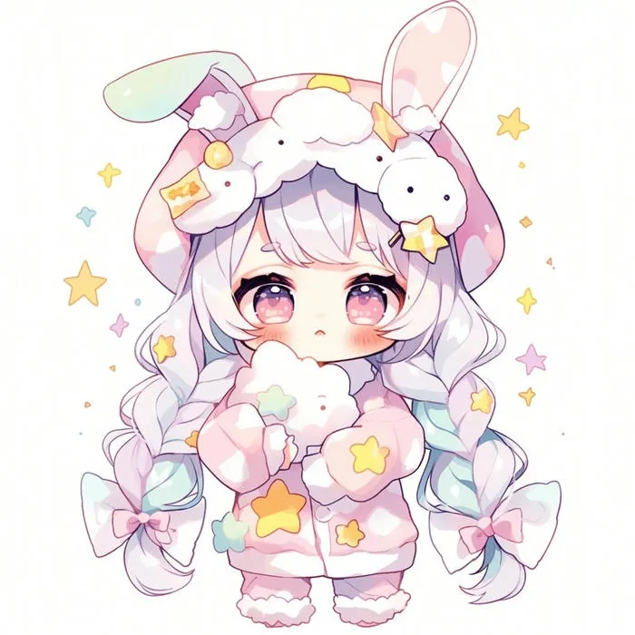 Hình ảnh chibi nữ cute ngọt ngào
