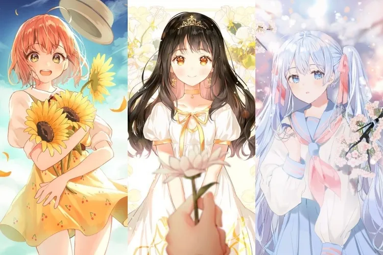 Hình anime nữ dễ thương