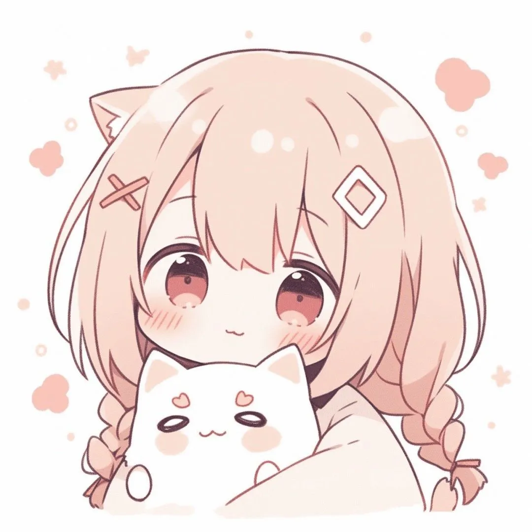 Mẫu hình ảnh chibi ngọt ngào