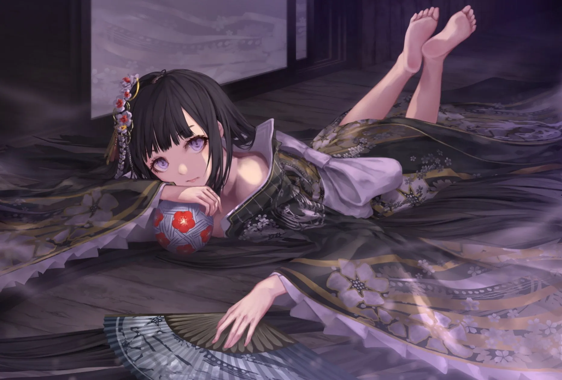 Sức hút hình ảnh anime kimono